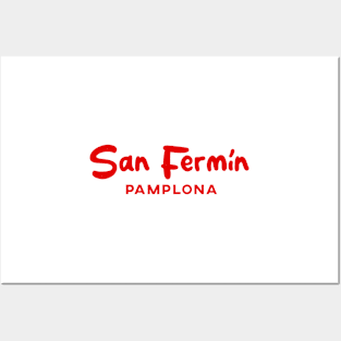 Feria San fermin Posters and Art